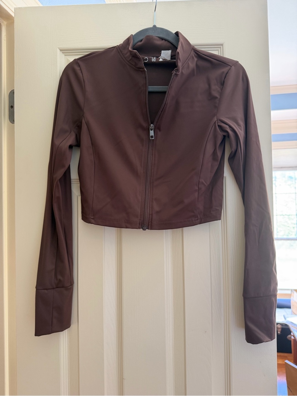 Vitality Zip Up Jacket—Brown